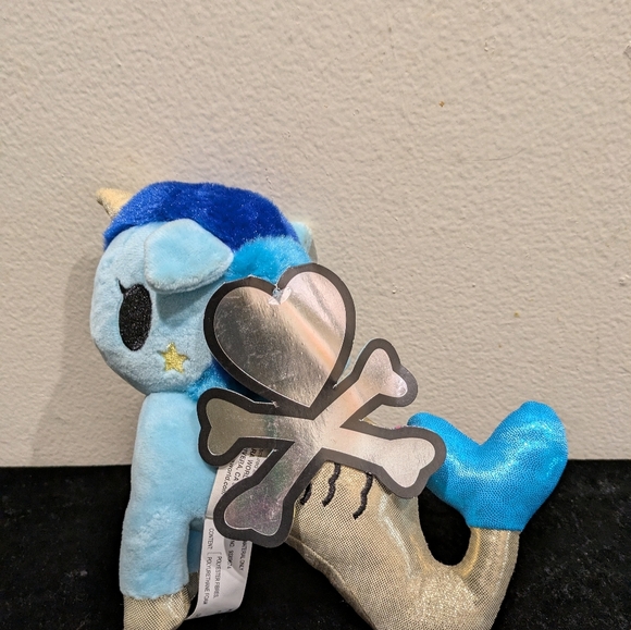 Tokidoki Blue and Gold Plush with Star Detail - Picture 3 of 8